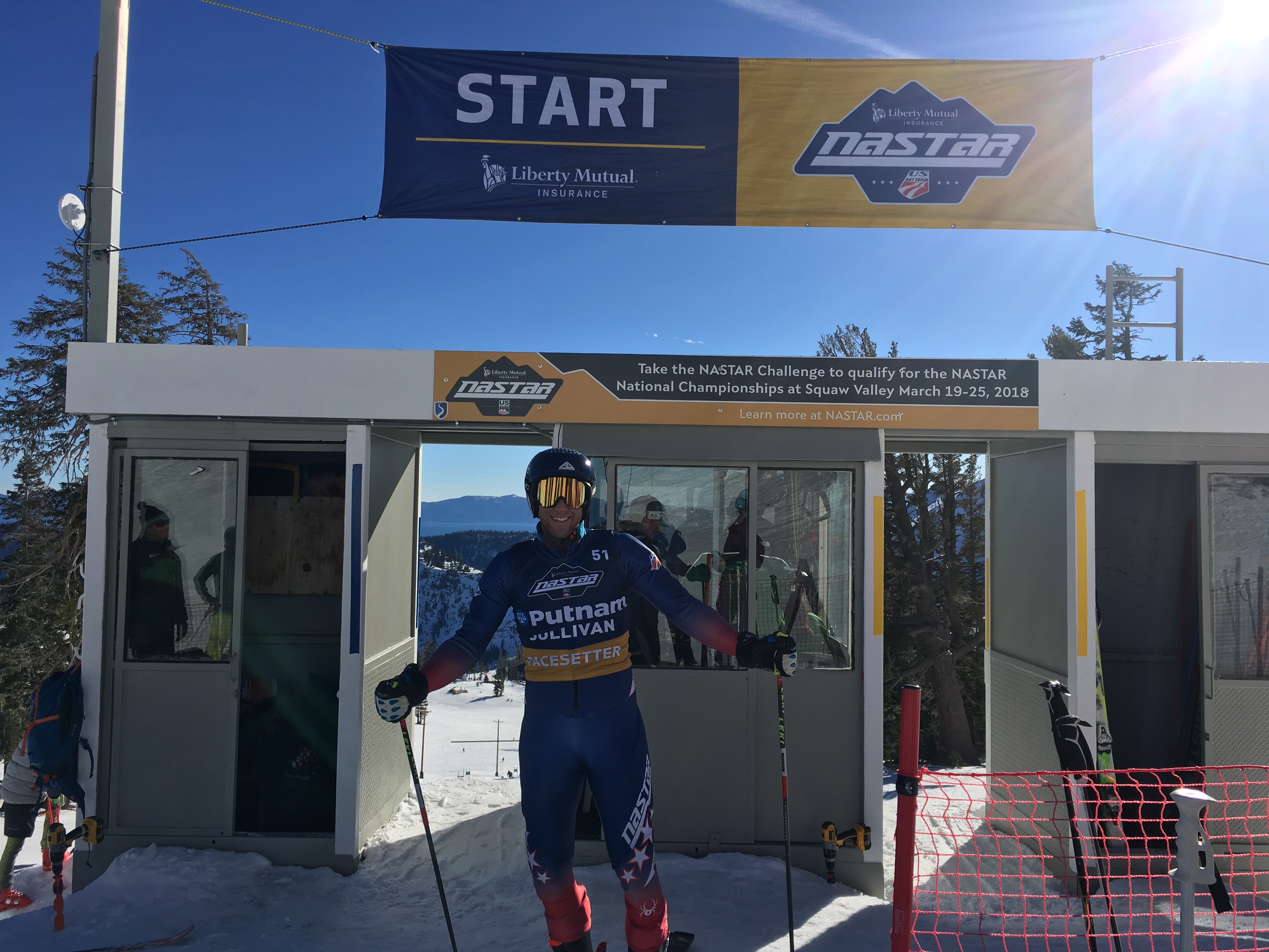 Marco Sullivan at the Squaw Valley Regional Pacesetting Trials