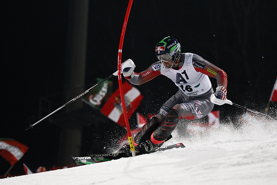 David Chodounsky at the 2016 Schladming World Cup. Credit: Agence Zoom