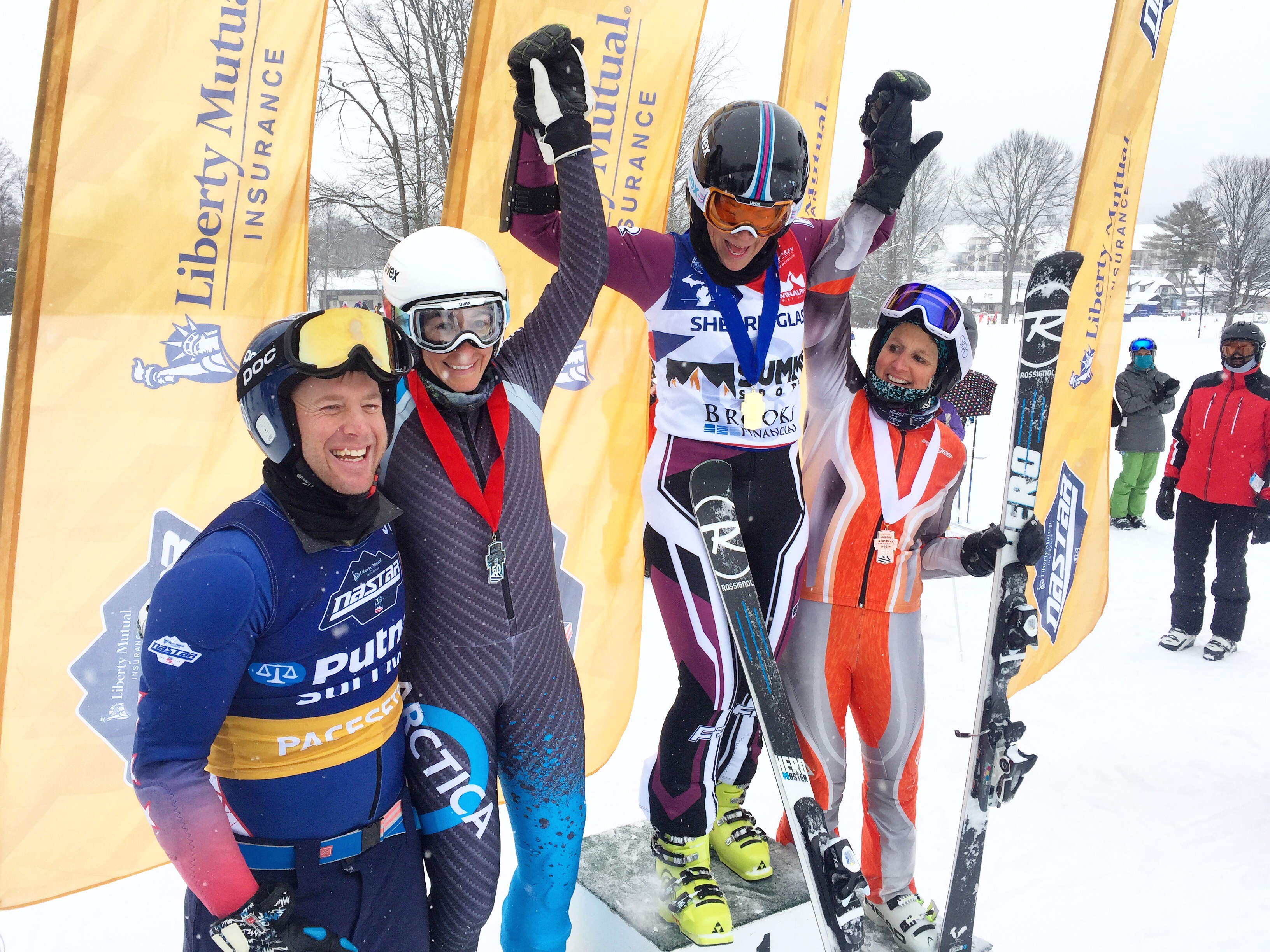 Race of Champions Female Raw Time Podium