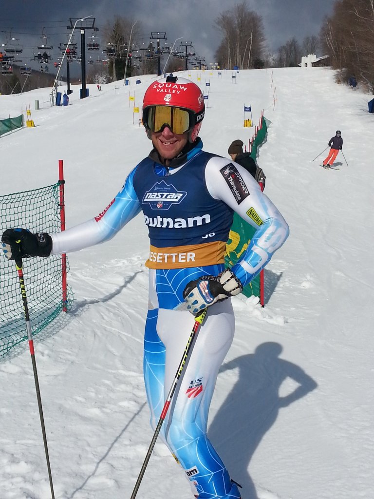 U.S. Ski Team Veteran, Marco Sullivan, is having a blast pacesetting and hosting NASTAR events