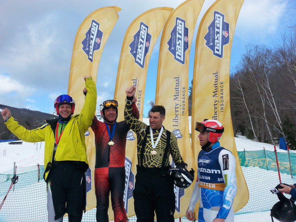 Race of Champions fastest raw time podium. 1st Thomas Chalker, 2nd Mike Charron, 3rd Eric Spenlinhauer