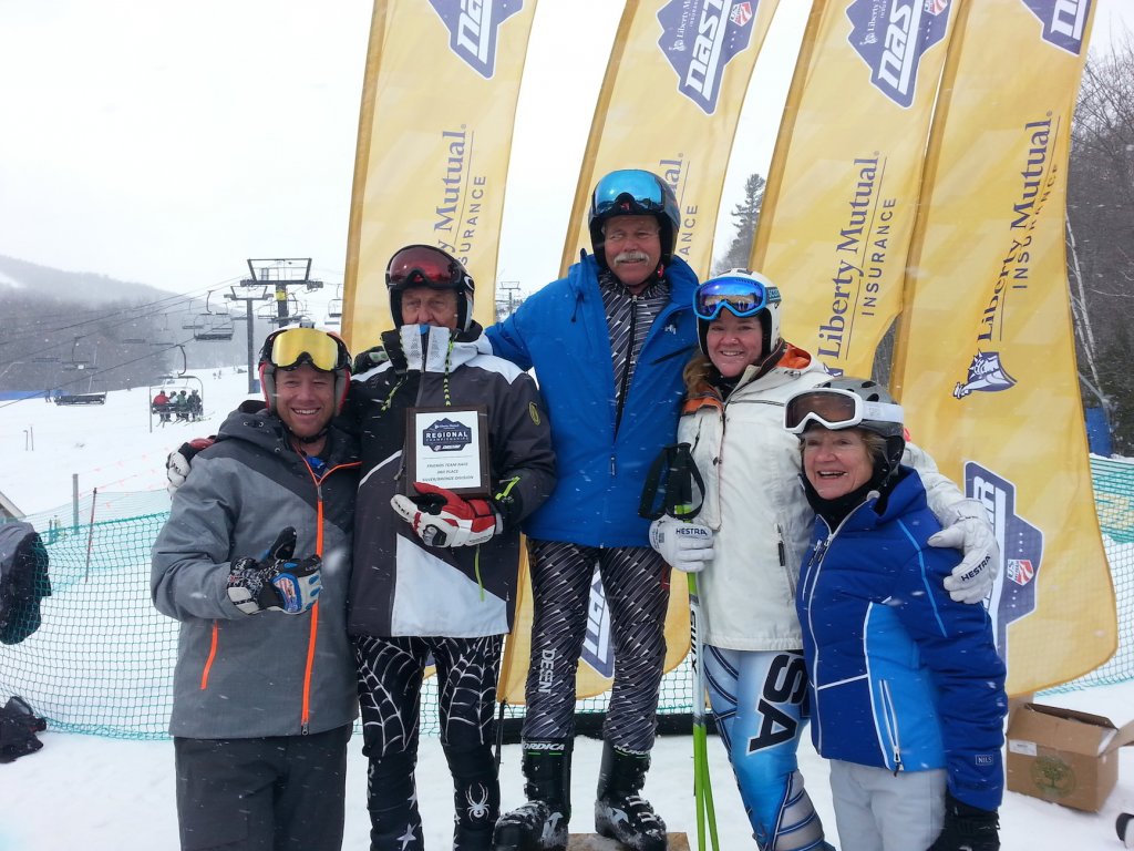 The Grumman Ski Club's B team took 3rd in the Silver/Bronze team division