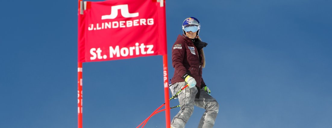 Lindsey Vonn at the St. Moritz World Championships